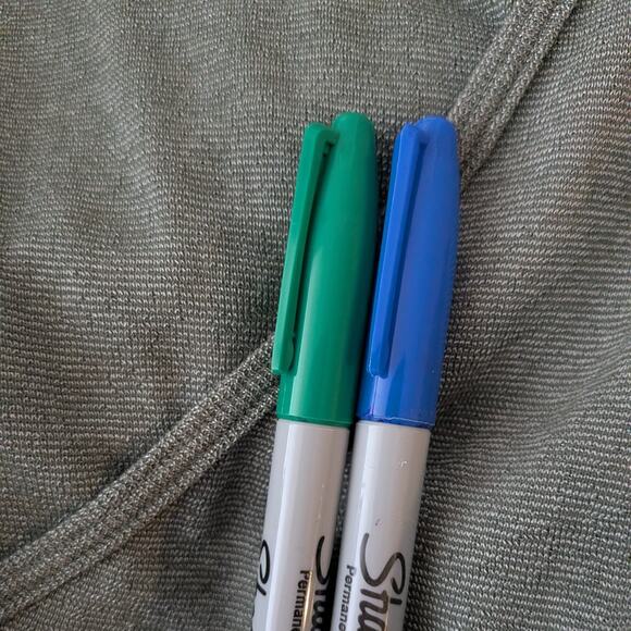 Y2K Michael Stars Babydoll Top OS M Green Twilightcore Elena Bella Sleeve - Picture 9 of 11